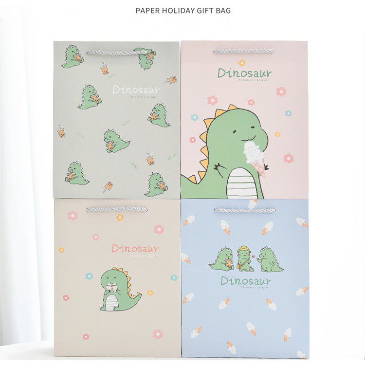 Paper Bag - Cartoon Dinosaur