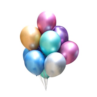 10 Inch Colourful Metallic Balloon