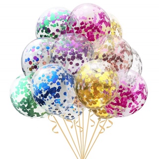 12 inch Sequin Latex Glitter Confetti Balloon Party