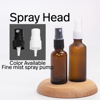 Black-White Mist Spray Head with Lid for Essential Oil Bottle