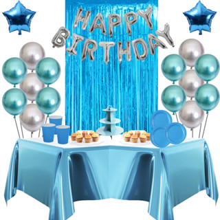 Turquoise Theme Birthday Party Decorations